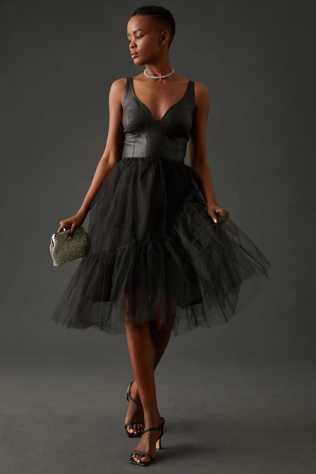 Anthropologie on sale tulle dress