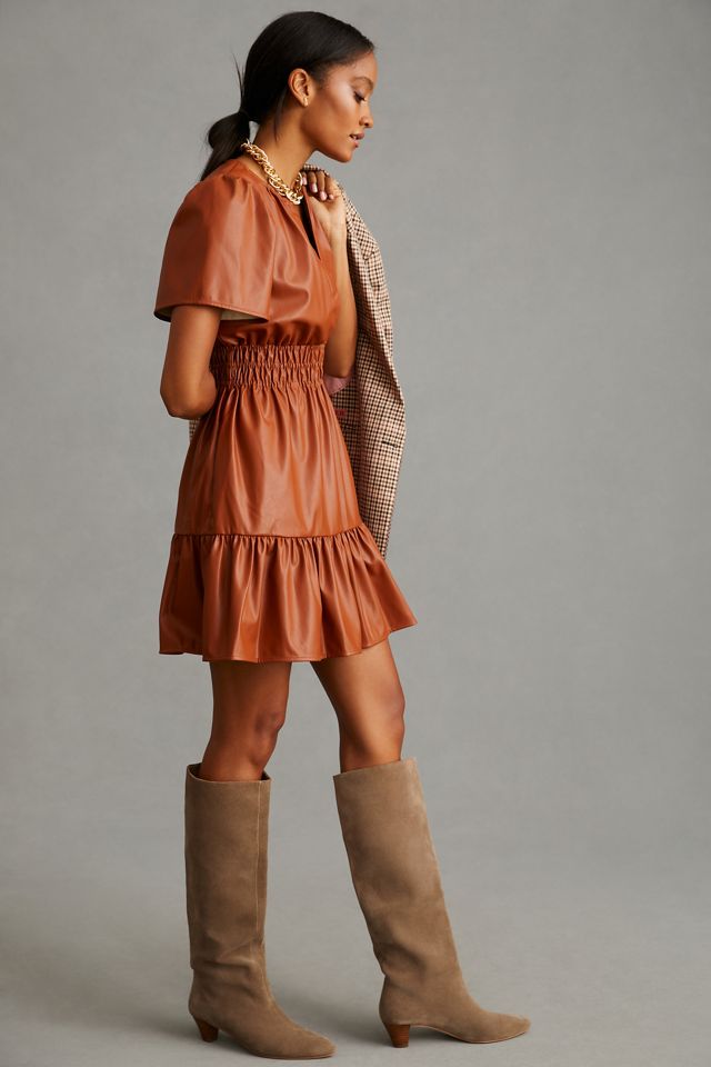 The Somerset Mini Dress: Faux Leather Edition #3