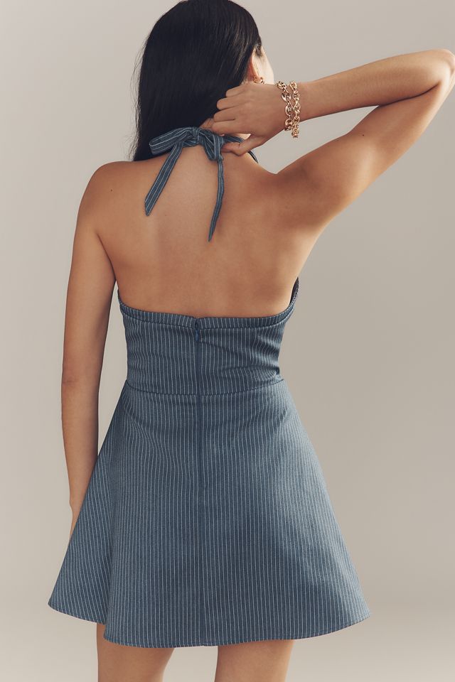 Katie May Priscilla Tie-Neck A-Line Mini Dress #3