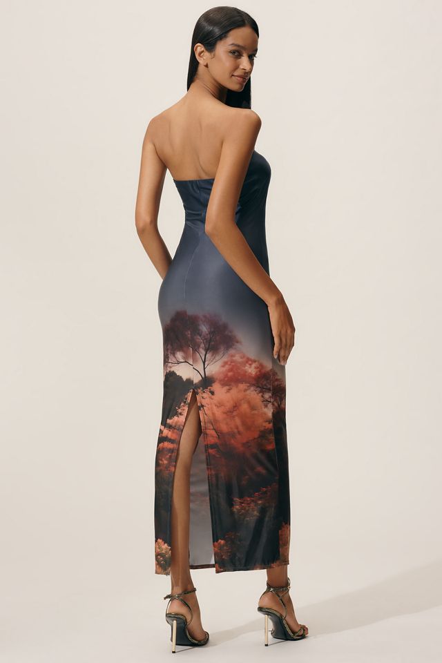 Katie May Enigma Strapless Slim Midi Dress #4