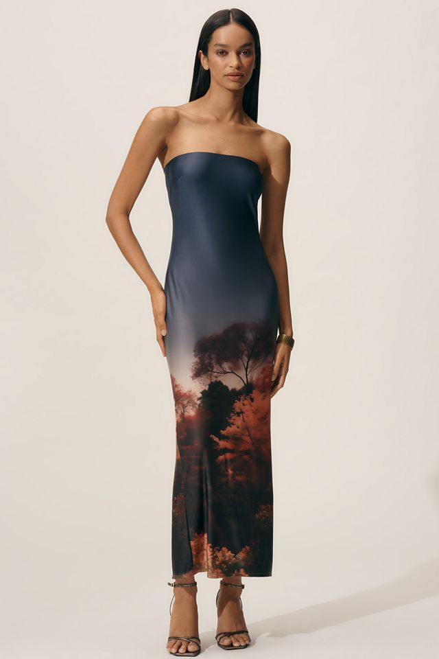 Katie May Enigma Strapless Slim Midi Dress #2