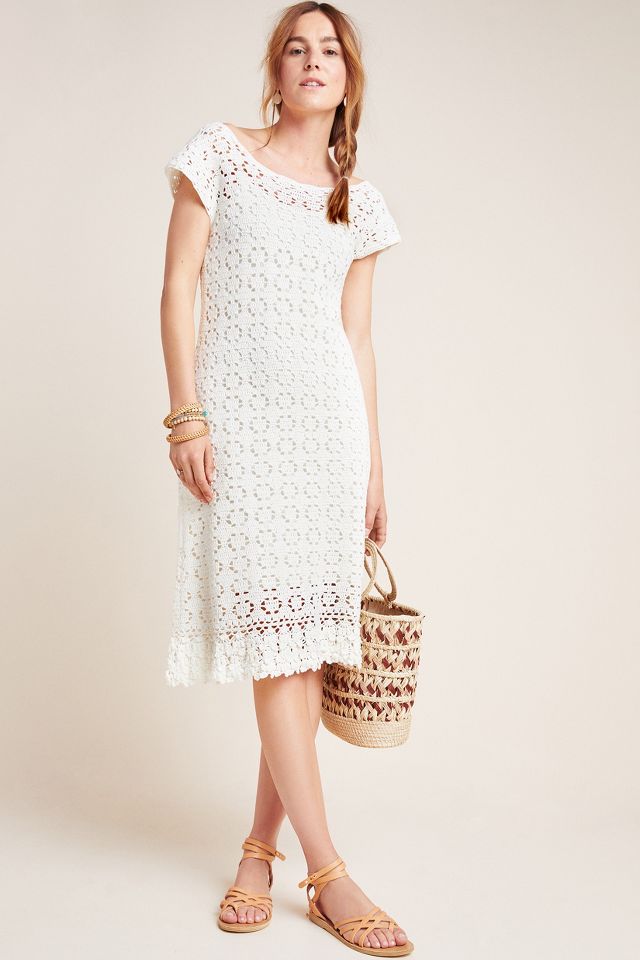 Anthropologie shop crochet dress