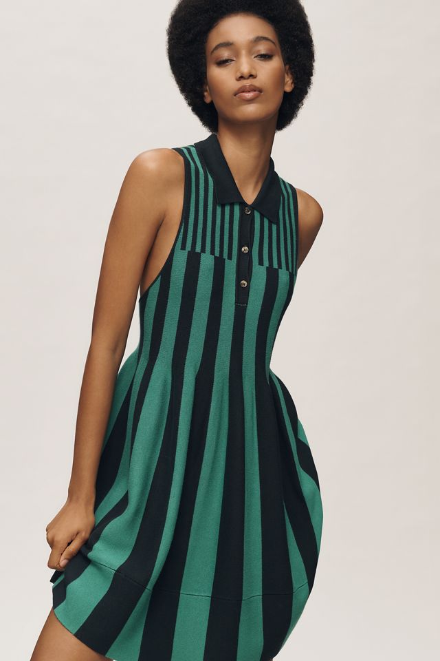 Maeve Sleeveless Knit Mini Swing Dress