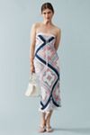 For Love & Lemons Daisy Mae Strapless Midi Slip Dress
