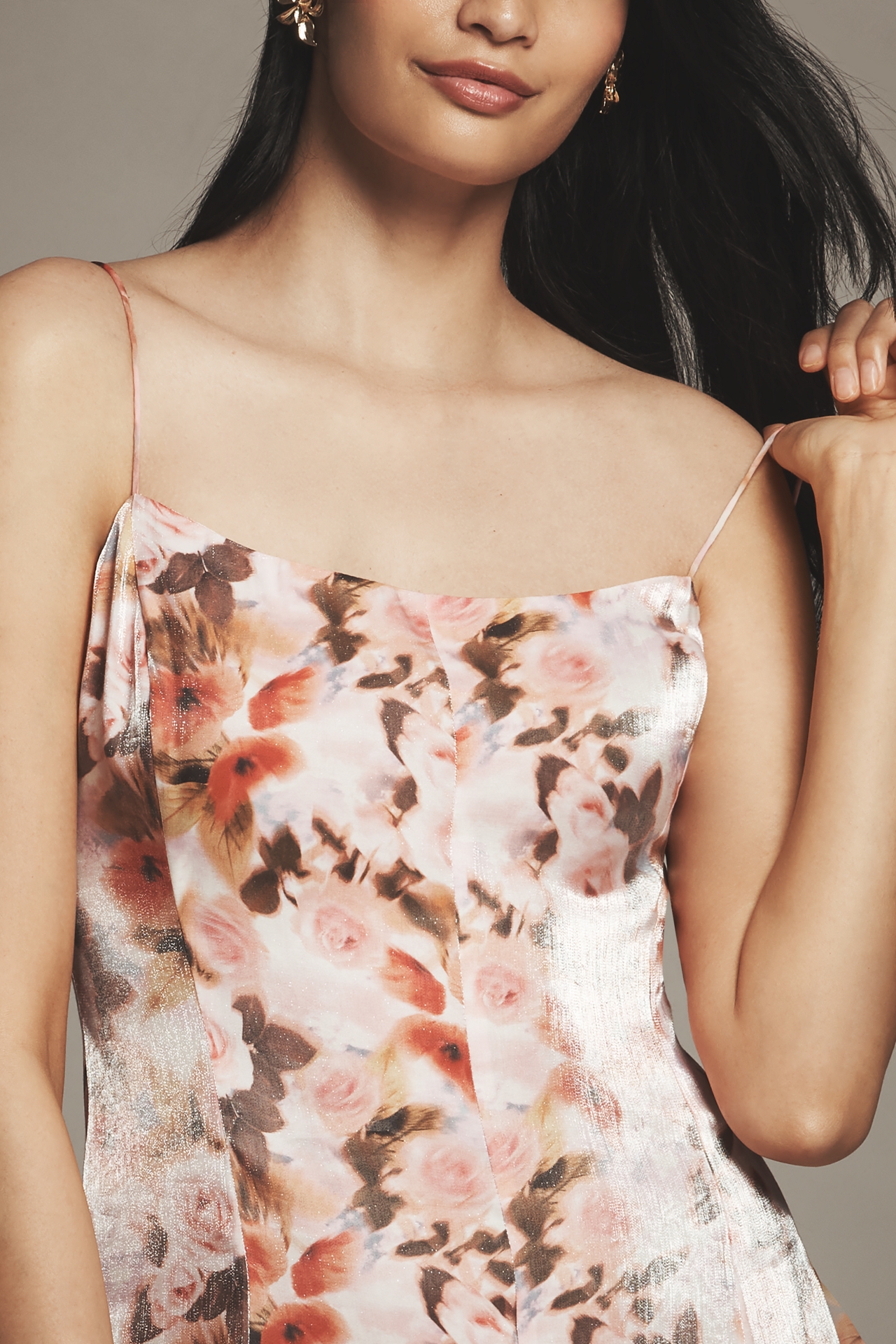 For Love & Lemons Fallen Floral Mini Dress