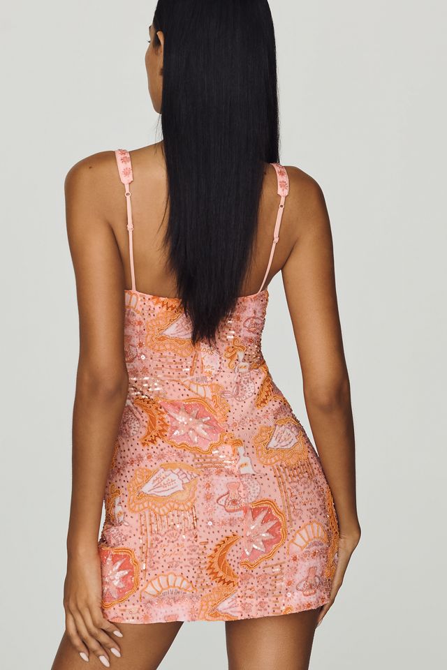 For Love & Lemons Tide Pool Sequin Mini Dress  #3