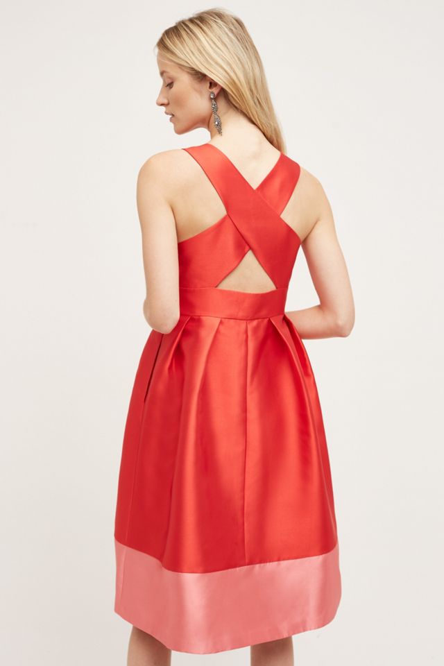 Roseblock Cross-Back Dress #1