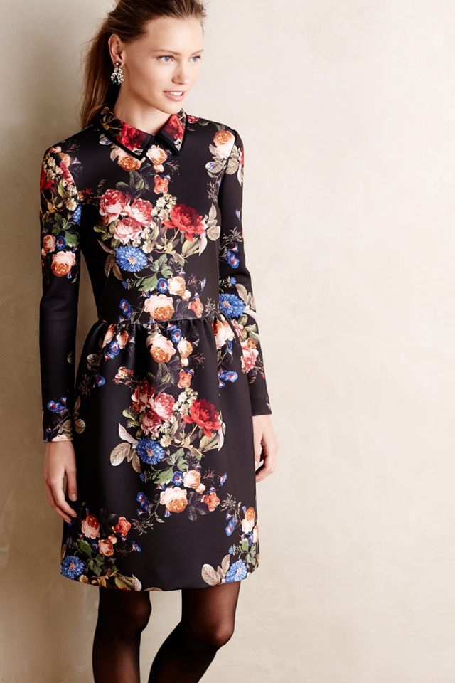 Victoria Neoprene Off Shoulder Dress