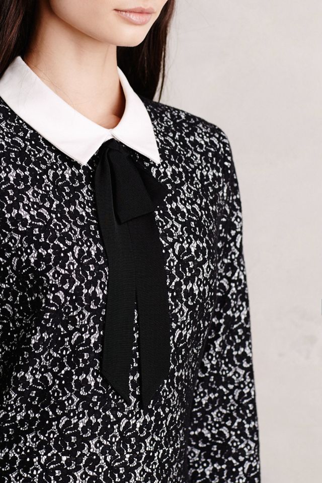 Collared Jacquard Shift #2