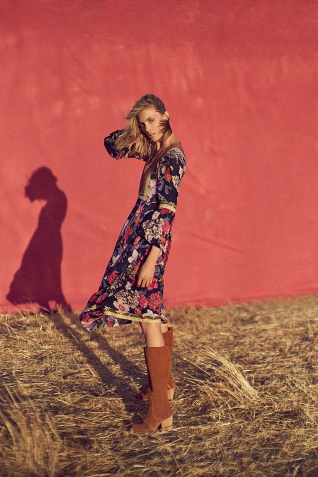 Robe motif fleuri style champêtre Jacinta #4