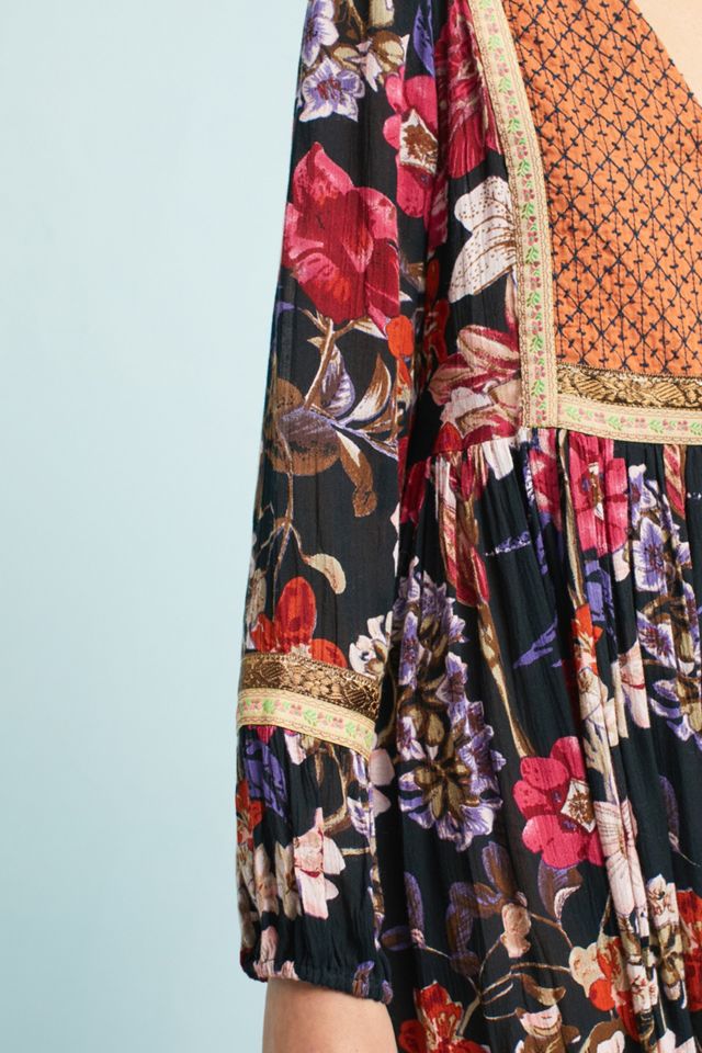 Robe motif fleuri style champêtre Jacinta #2