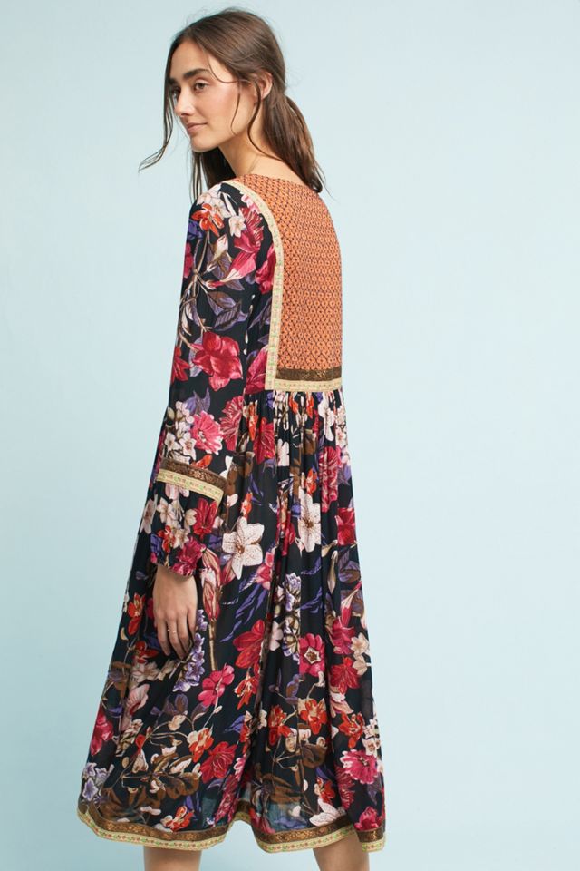 Robe motif fleuri style champêtre Jacinta #3