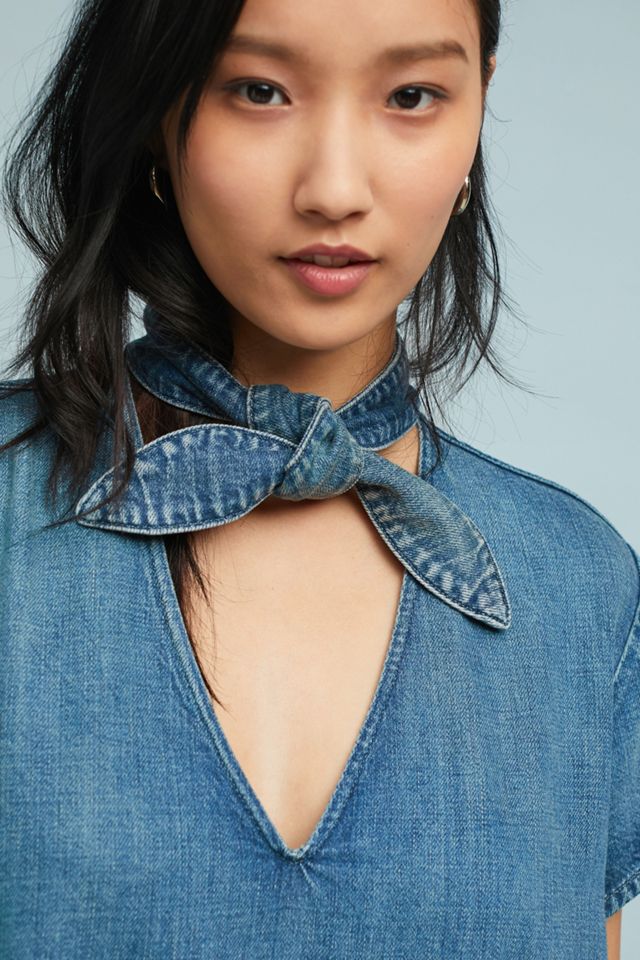 AMO Denim Tunic Dress #3