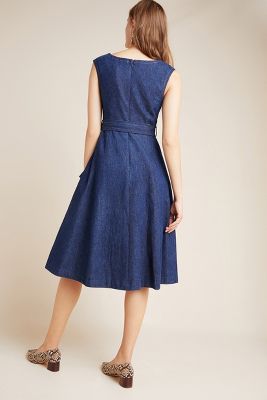 anthropologie denim dresses