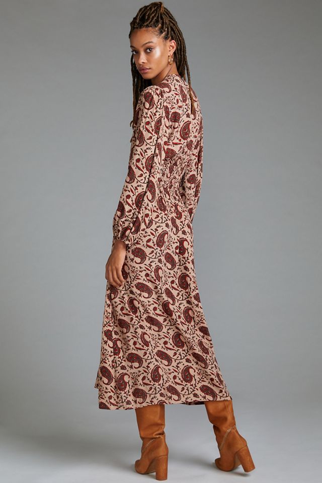 Lusana Puff-Sleeved Maxi Dress #2