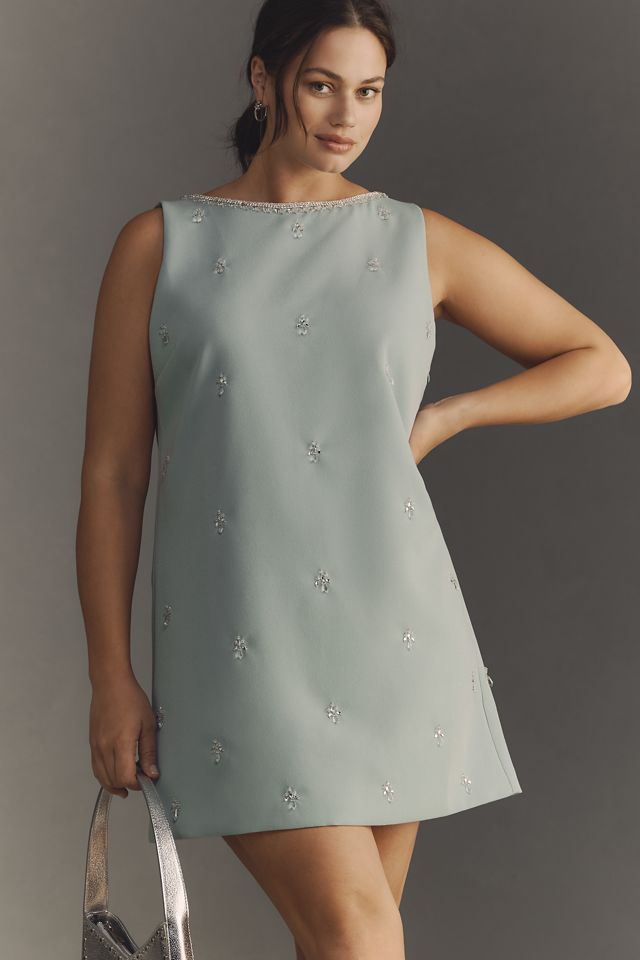 Atsu Crystal-Embellished Bow Mini Dress #5