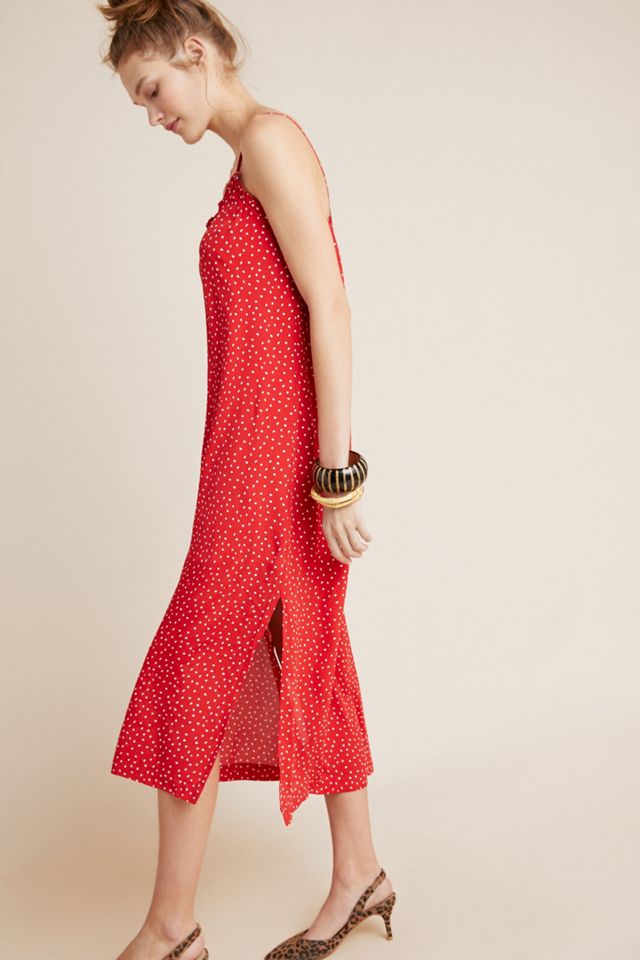 Polka Dot Slip Dress #1