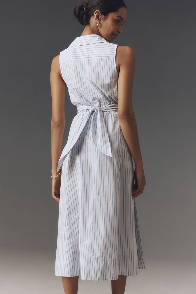 Derek Lam 10 Crosby Shanaya Sleeveless Shirt Dress