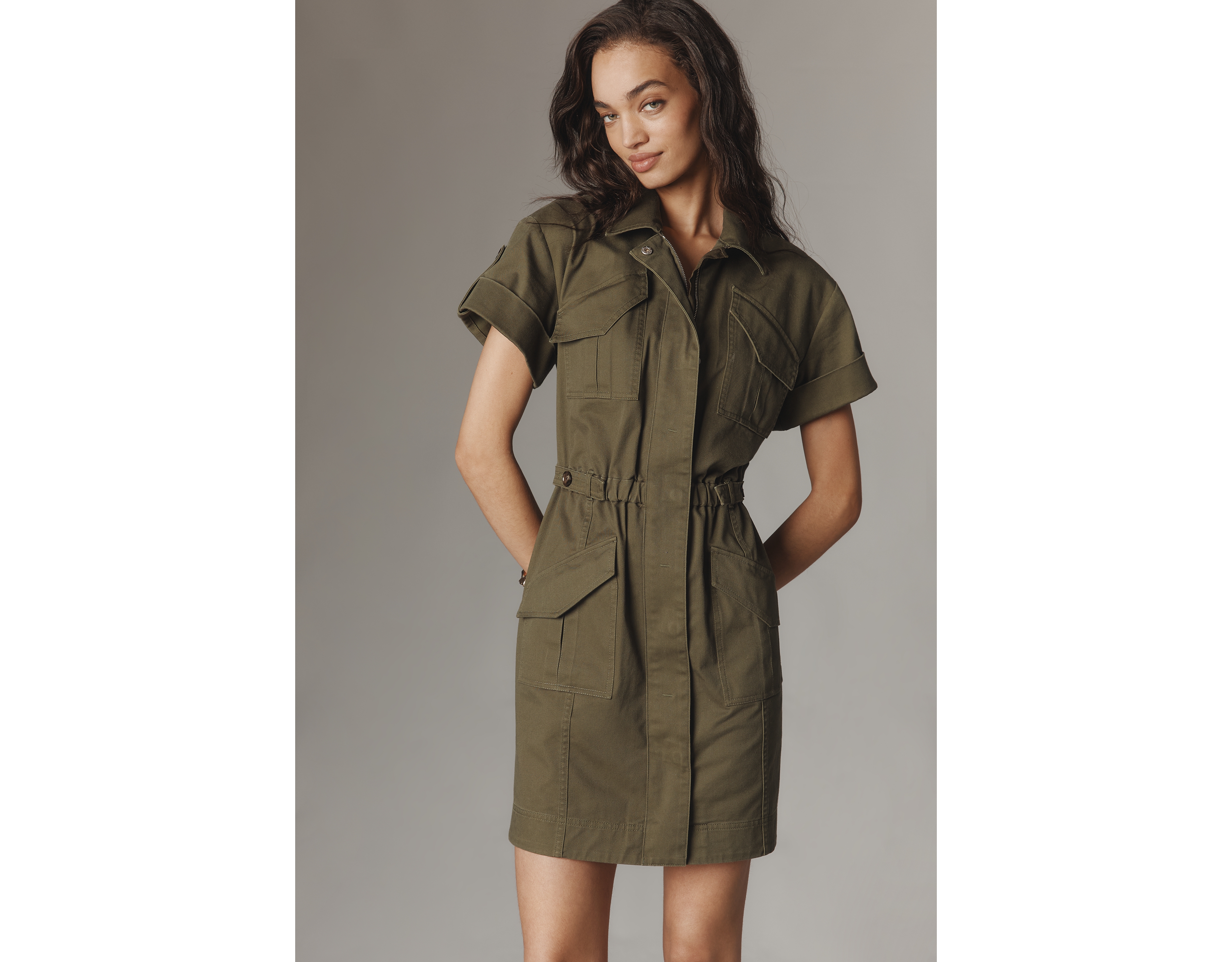 Derek Lam 10 Crosby Utility Mini Dress
