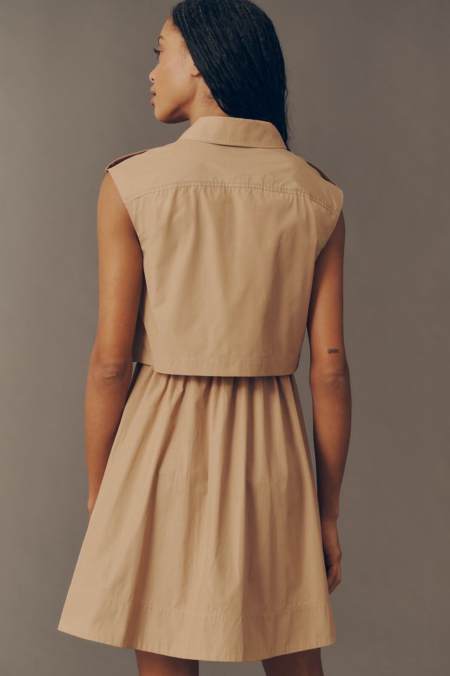 Derek Lam 10 Crosby Sequia Sleeveless Mini Dress | Anthropologie