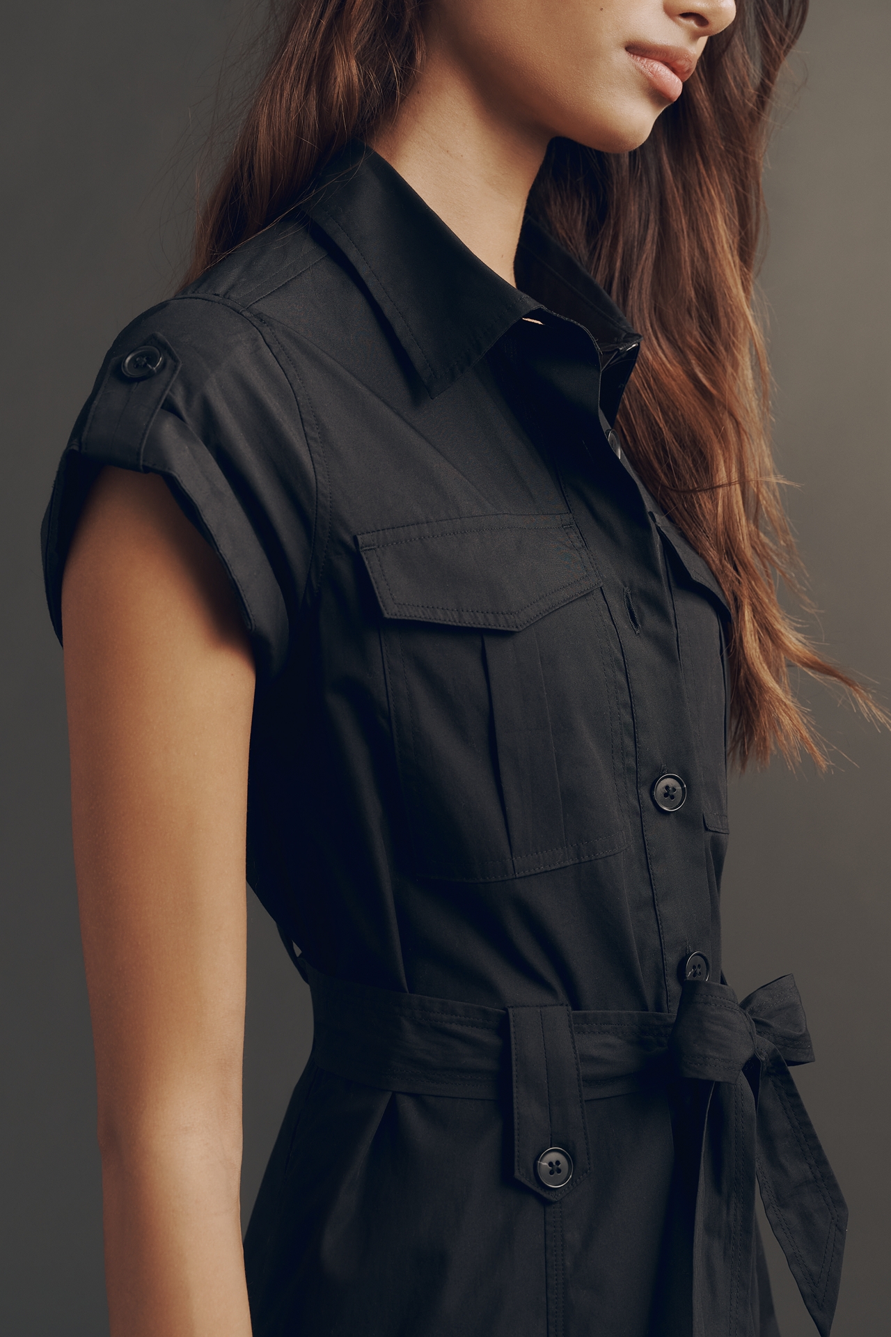 Derek Lam 10 Crosby Azora Belted Mini Dress