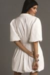 maeve collared bubble hem mini dress Maeve Collared Bubble-Hem Mini Dress
