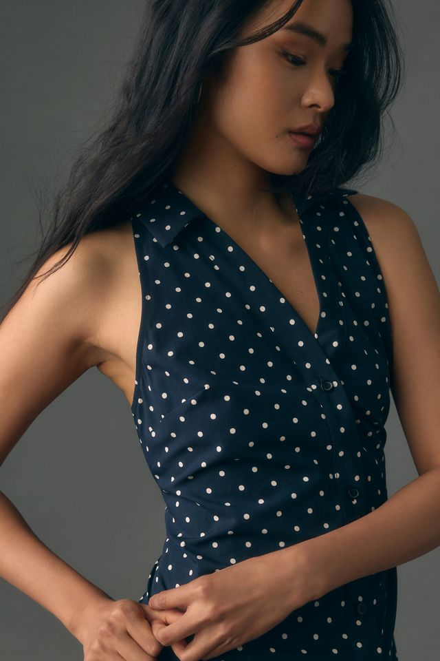 sachin and babi light blue dress Halter neck ruched dress - Teen main image 1