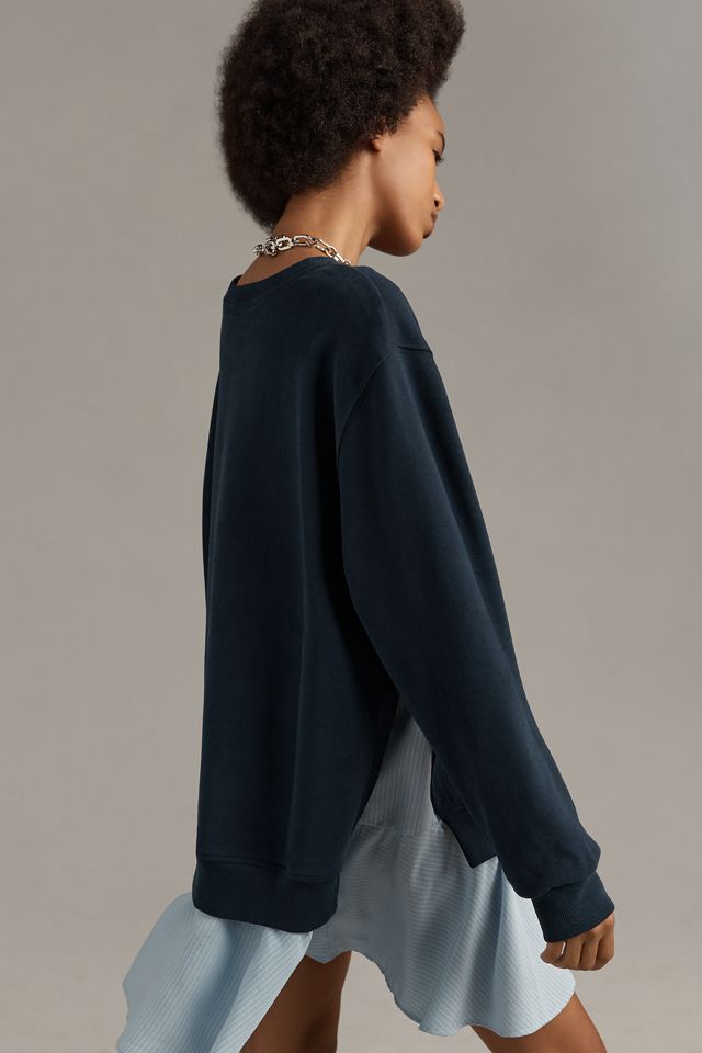 Maeve Long-Sleeve Twofer Mini Dress #3