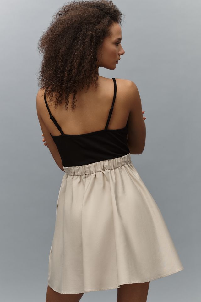 Maeve Sleeveless Twofer A-Line Mini Dress #1