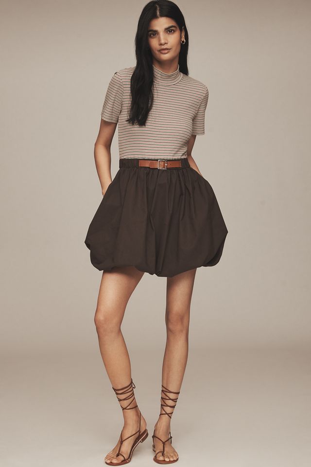 Maeve Belted Twofer Bubble Mini Dress #2