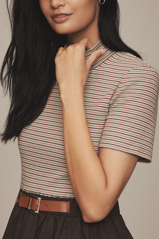 Maeve Belted Twofer Bubble Mini Dress #3