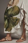 By Anthropologie One-Shoulder Asymmetric Floral Maxi Dress | Anthropologie