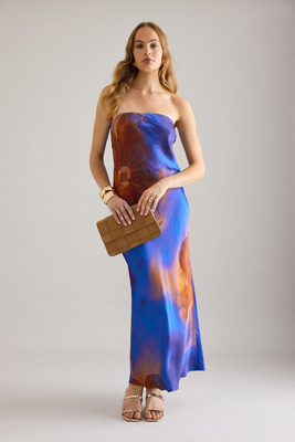 the fleur strapless satin maxi slip dress Thats So Fetch | | champagne Get ready to turn heads in the Fleur Maxi Dress The Fleur Strapless Satin Maxi