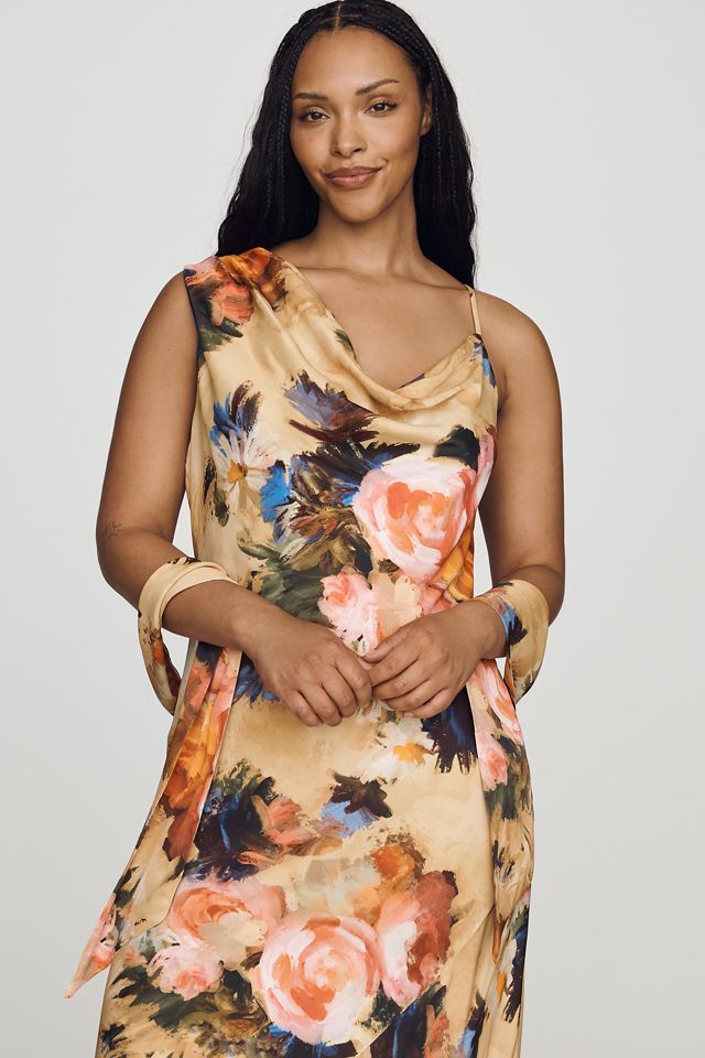 REPEAT Mindy Cowl Scarf Maxi Dress #5