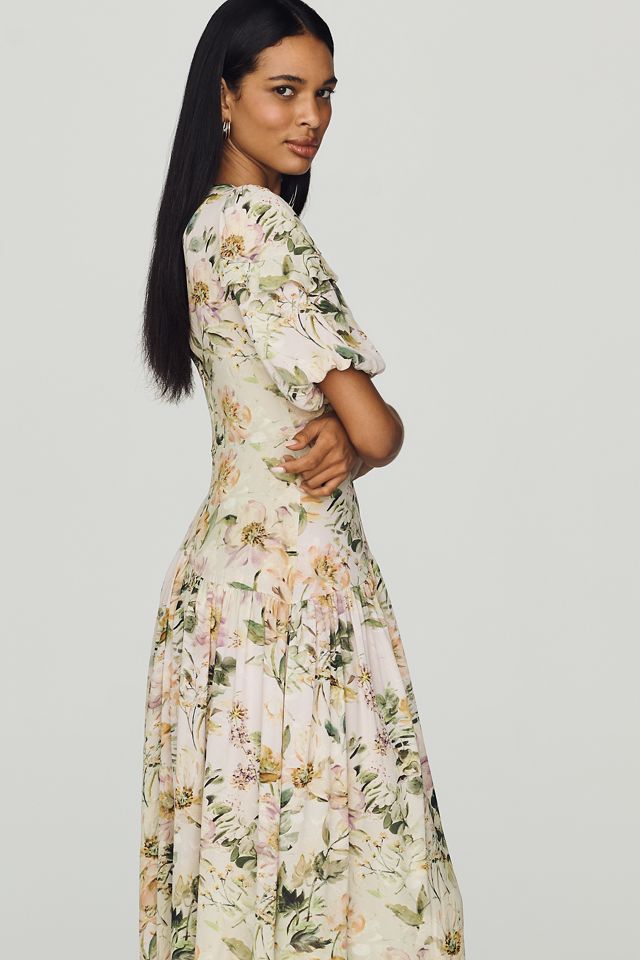 REPEAT Fifi Printed Maxi Dress | Anthropologie