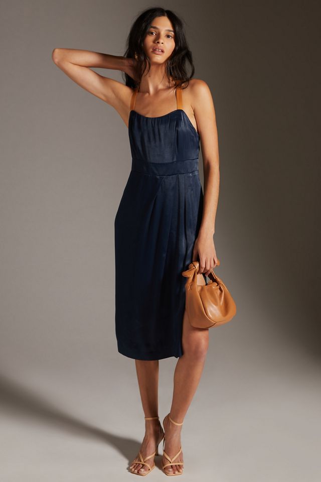 by anthropologie sweetheart sequin side-slit dress Verb by Pallavi Singhee Sweetheart Sequin Midi Dress