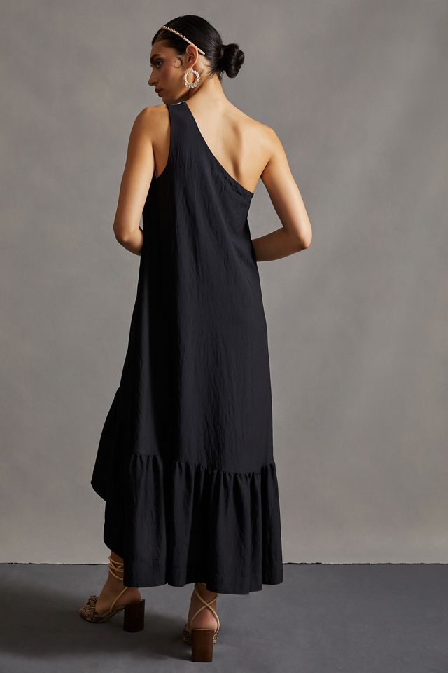 Sarah Campbell for Anthropologie One-Shoulder Midi Dress #1