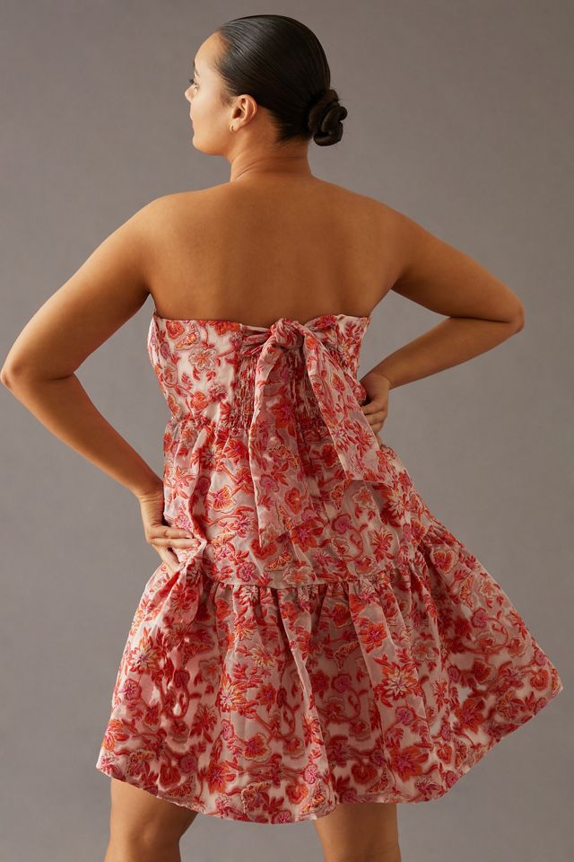 Maeve Jacquard Mini Dress | Anthropologie