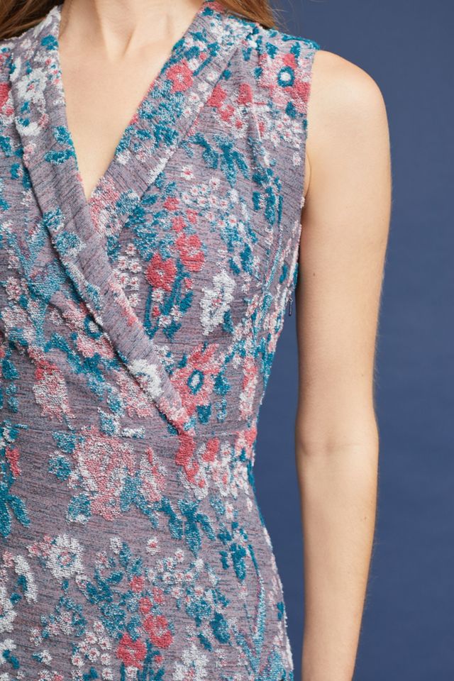 Sleeveless Jacquard Dress #2
