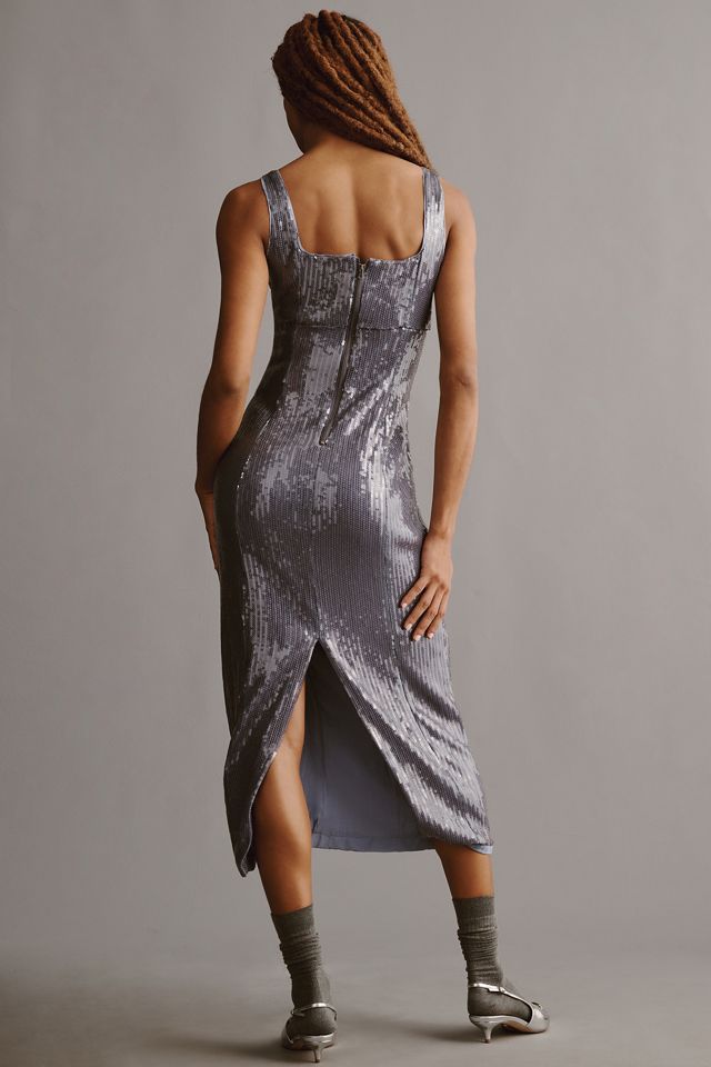 Pilcro Sequin Slim Midi Dress #1