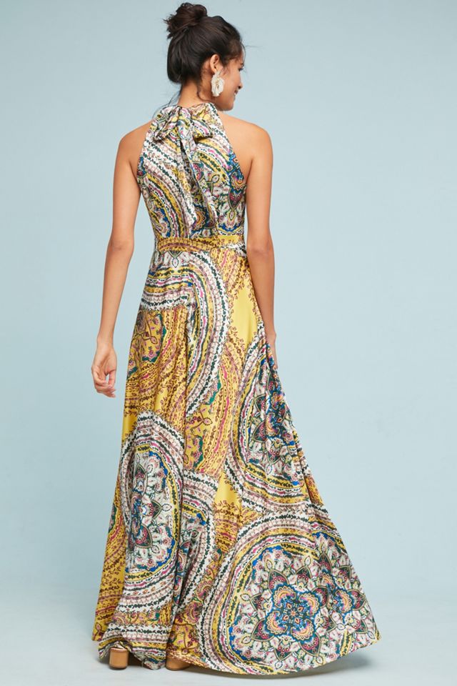 Paisley Maxi Dress #3