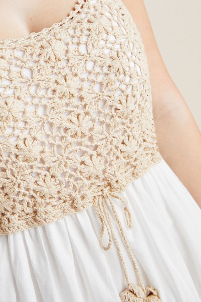 Beckett Crochet Eyelet Dress