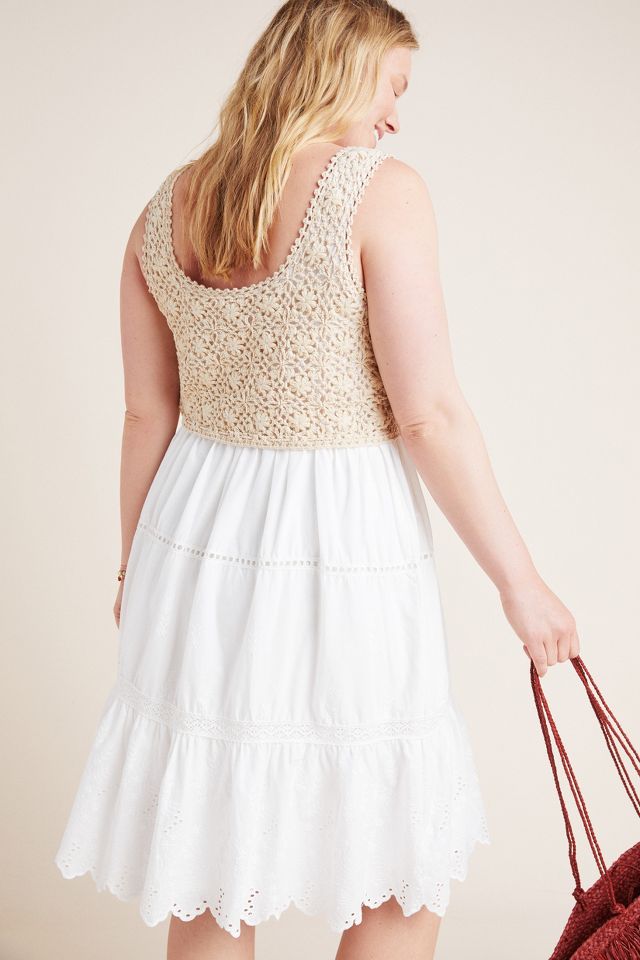 Beckett crochet 2025 eyelet dress