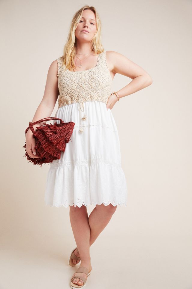 Beckett crochet 2025 eyelet dress