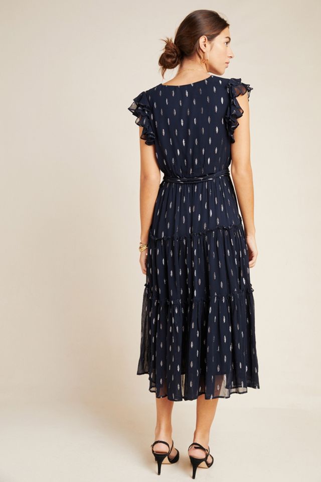 Midnight Shimmer Midi Dress #1