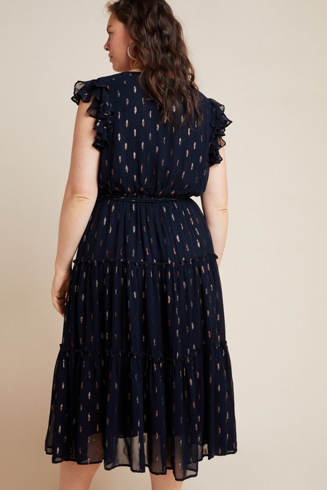 Midnight Shimmer Midi Dress #5
