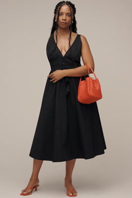Anthropologie ★ Maeve V-Neck Ruffle Hi-Low Dress Maeve V-Neck Ruffle Hi-Low Dress | Anthropologie