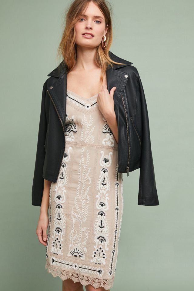 anthropologie embroidered slip dress By Anthropologie + Embroidered Slip Dress