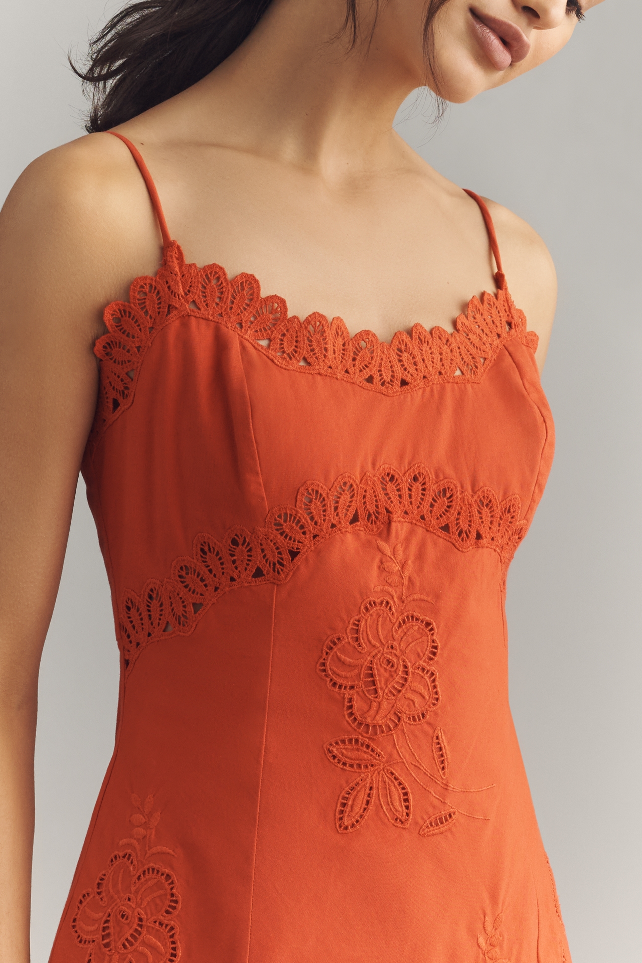 RAHI Starlet Cutwork Cotton Dress