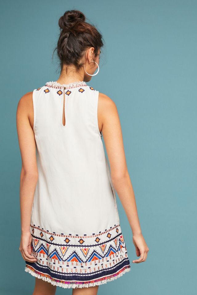 Reagan Embroidered Shift Dress #1